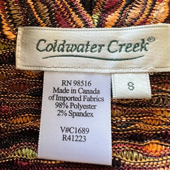 Coldwater Creek Duster in Fall Color Story Size Small - Picture 5 of 6